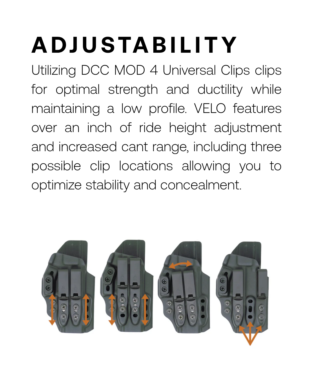 Tenicor | Hoolifit South Africa - VELO5 AIWB Holster - HK CC9