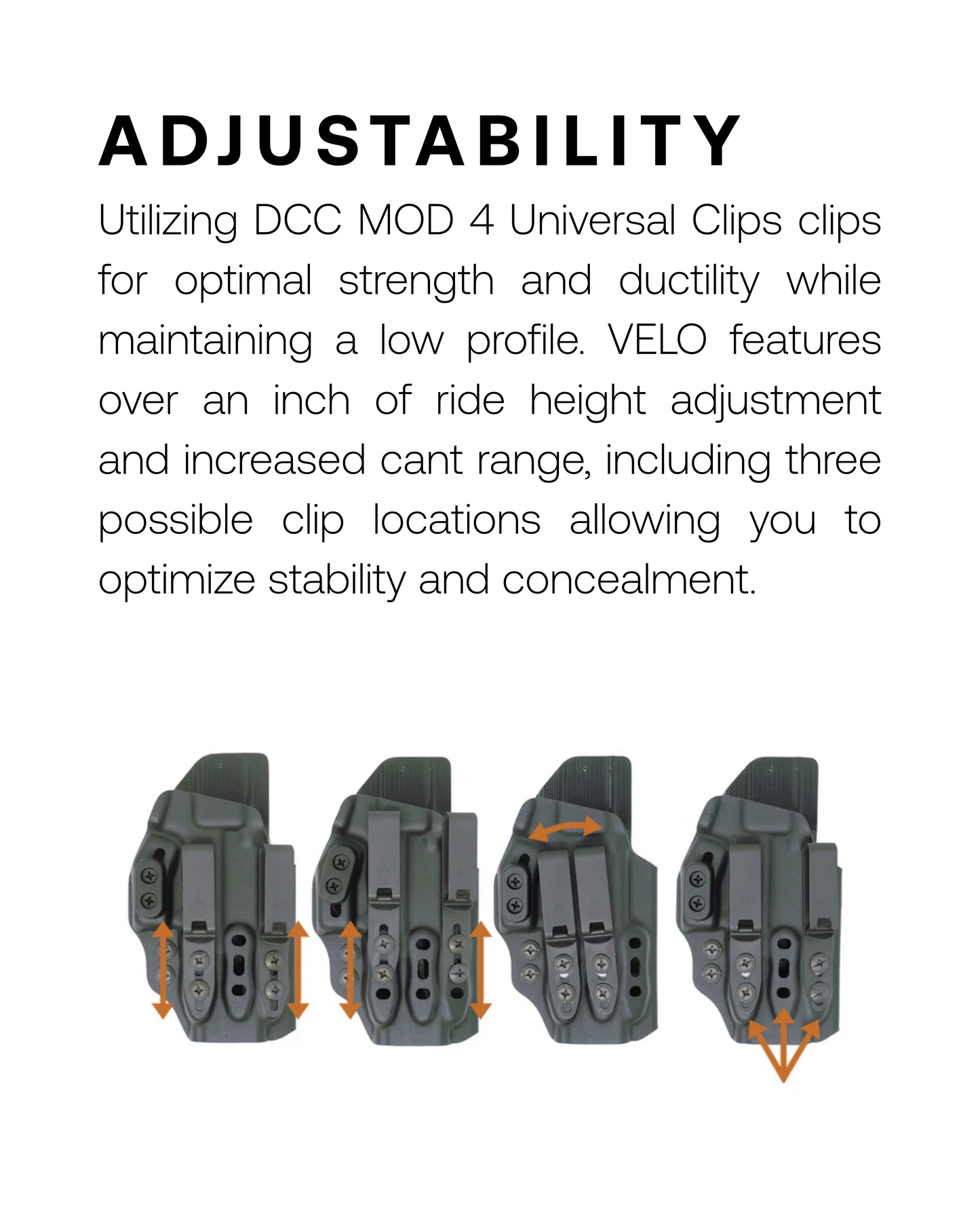 Tenicor | Hoolifit South Africa - VELO5 AIWB Holster - GLOCK 19 / 45