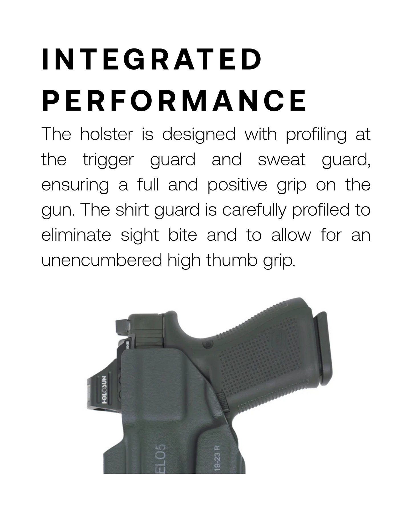 Tenicor | Hoolifit South Africa - VELO5 AIWB Holster - GLOCK 19 / 45