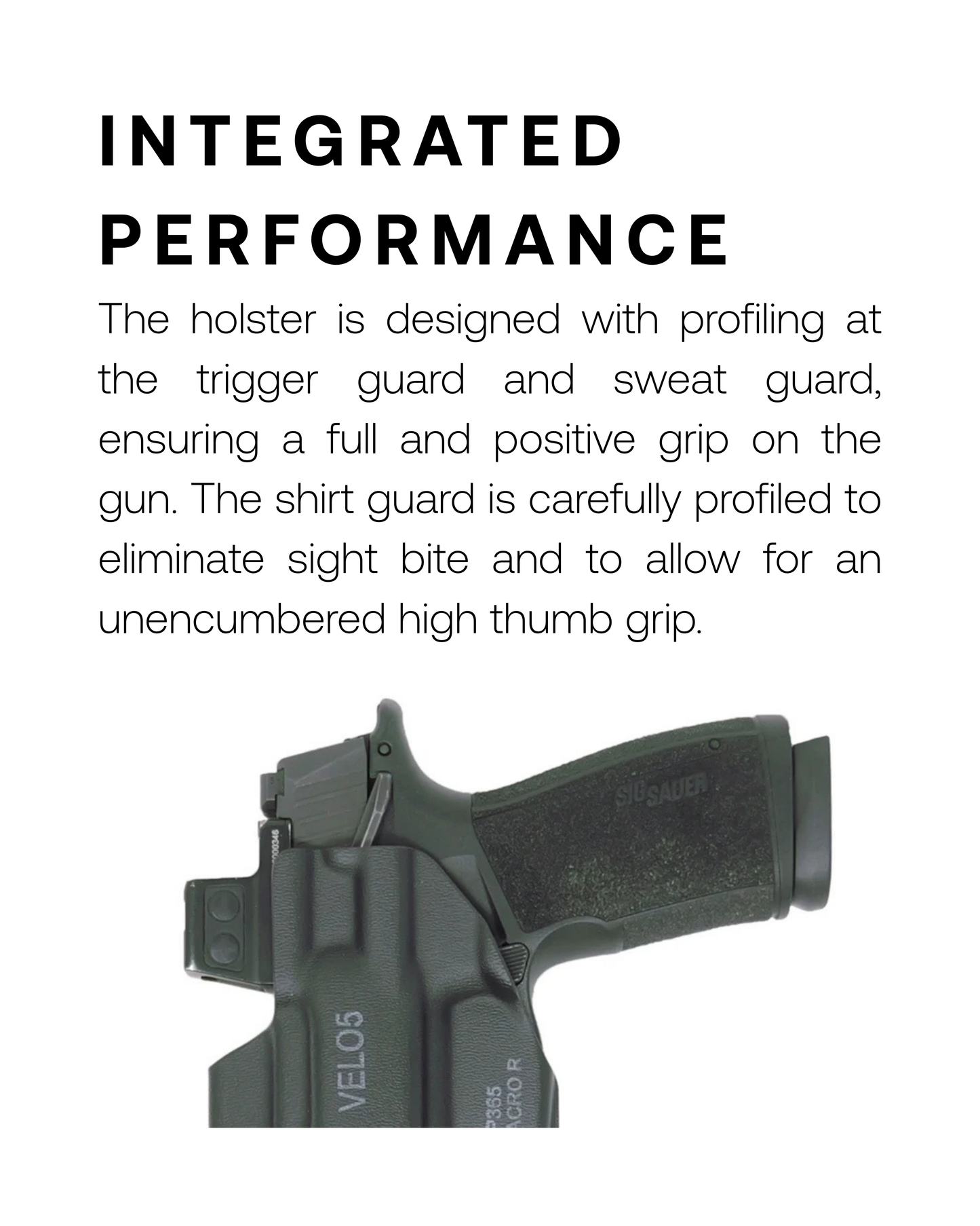 Tenicor | Hoolifit South Africa - VELO5 AIWB Holster - SIG SAUER P365XL