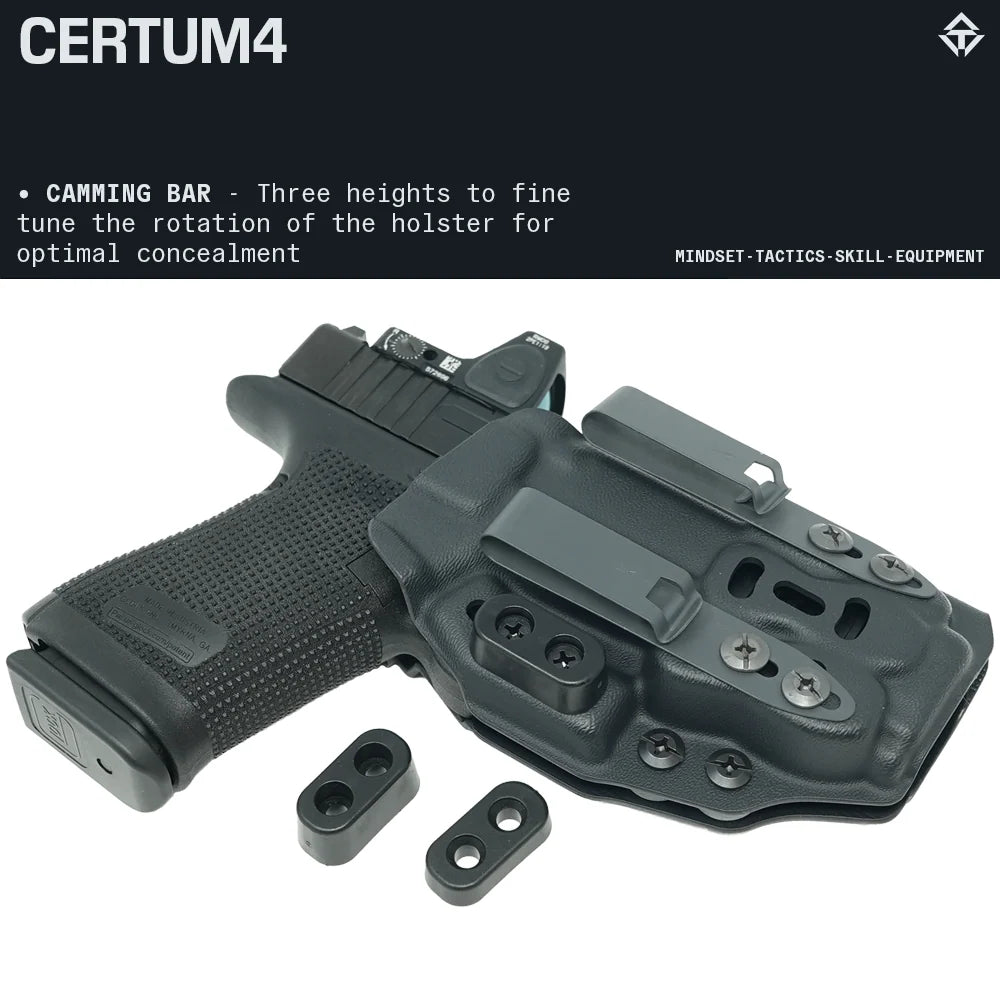 Tenicor | Hoolifit South Africa – CERTUM 4 AIWB / IWB Holster – GLOCK 43 / 43X MOS