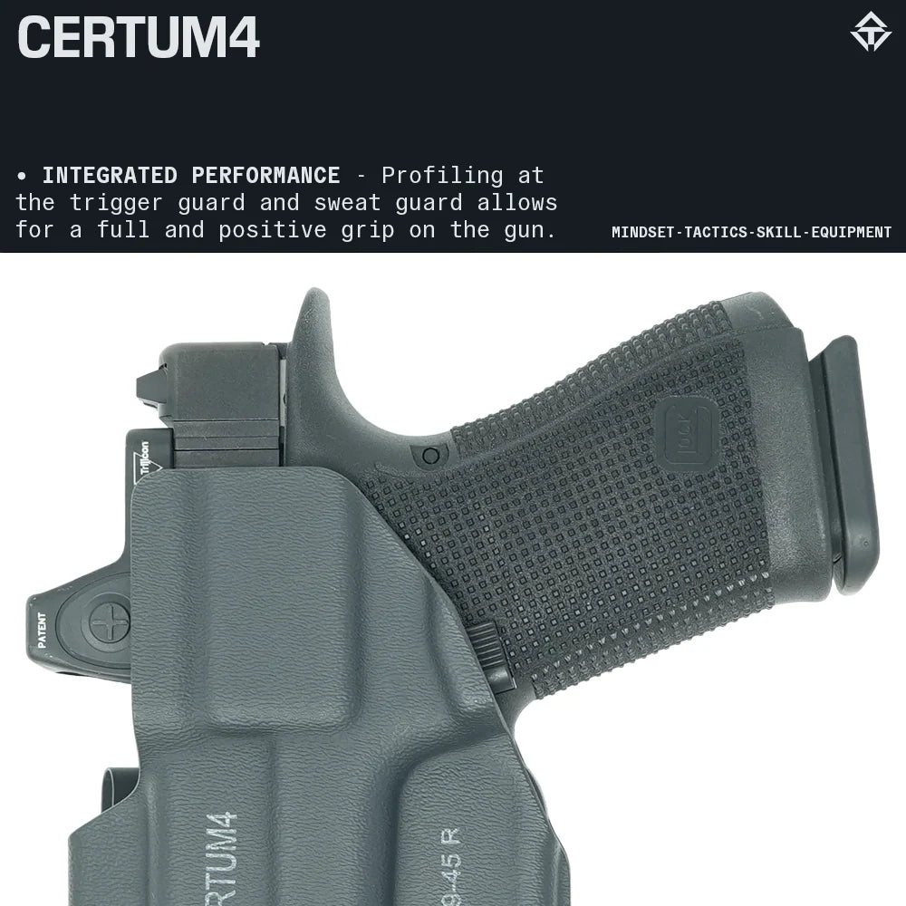 Tenicor | Hoolifit South Africa – CERTUM 4 AIWB / IWB Holster – GLOCK 43 / 43X MOS