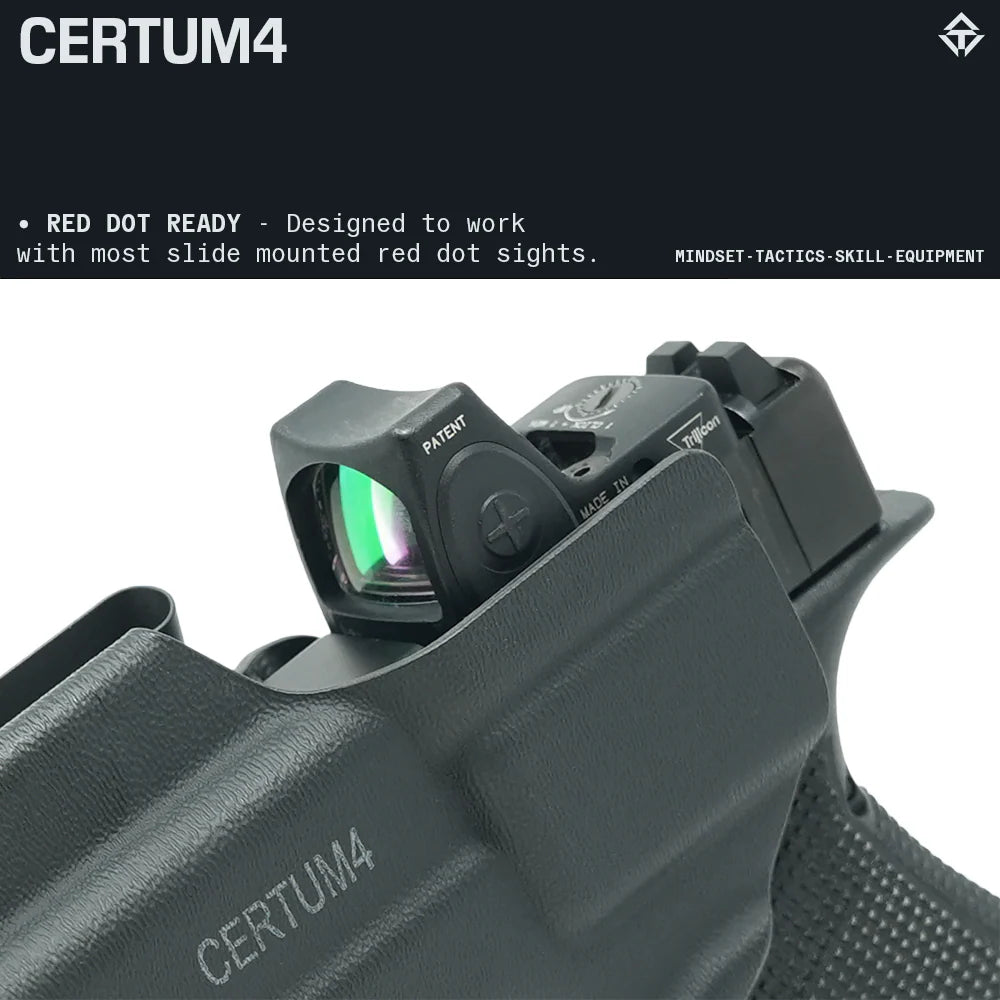 Tenicor | Hoolifit South Africa – CERTUM 4 AIWB / IWB Holster – GLOCK 43 / 43X MOS